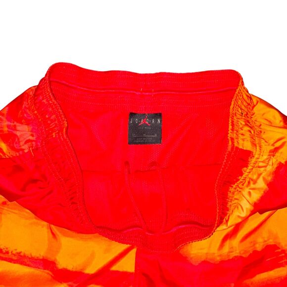 Jordan Vintage Rare Retro AJ1 Legacy Club Woven Shorts Nylon Orange Large - Picture 8 of 10